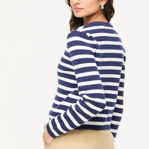NWT J Crew Striped Cotton Blue Lady Jacket Size XL - Picture 11 of 11